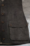 AVIVA JIFEI XUE Single-breasted vest commonplace brand collection store AJX-SO-SBCV-ACP-Antique Copper